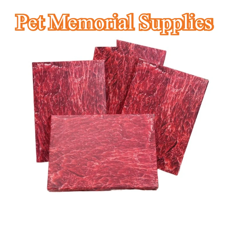 

Pet Dogs Paper Beef Raw Meet Fake Food Caskets Cremation Accessories Simulated Dogfood Memorial Supplies Funeral Decor Items