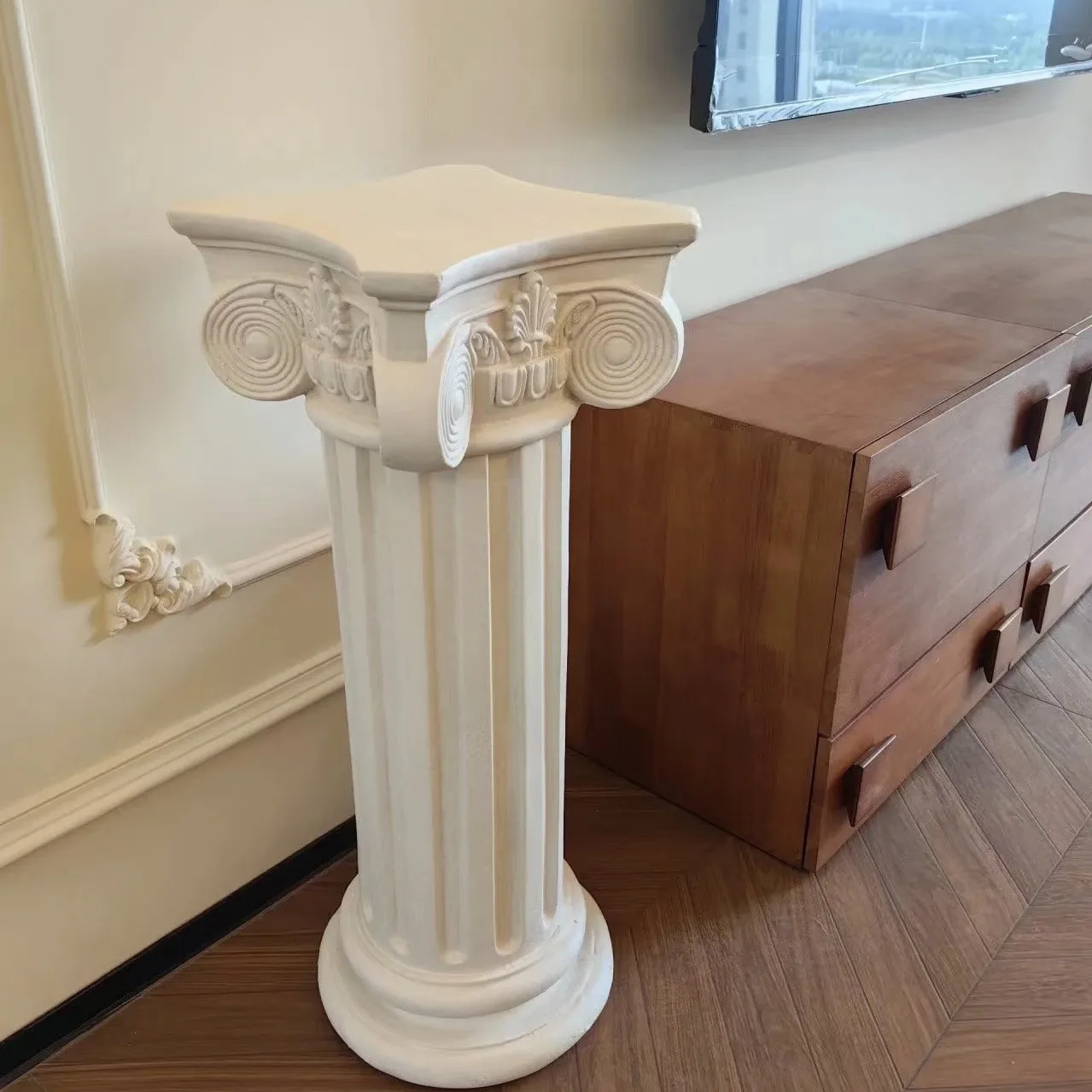 European retro Roman column ornament indoor home outdoor garden gardening landscaping base flower stand decoration handicrafts