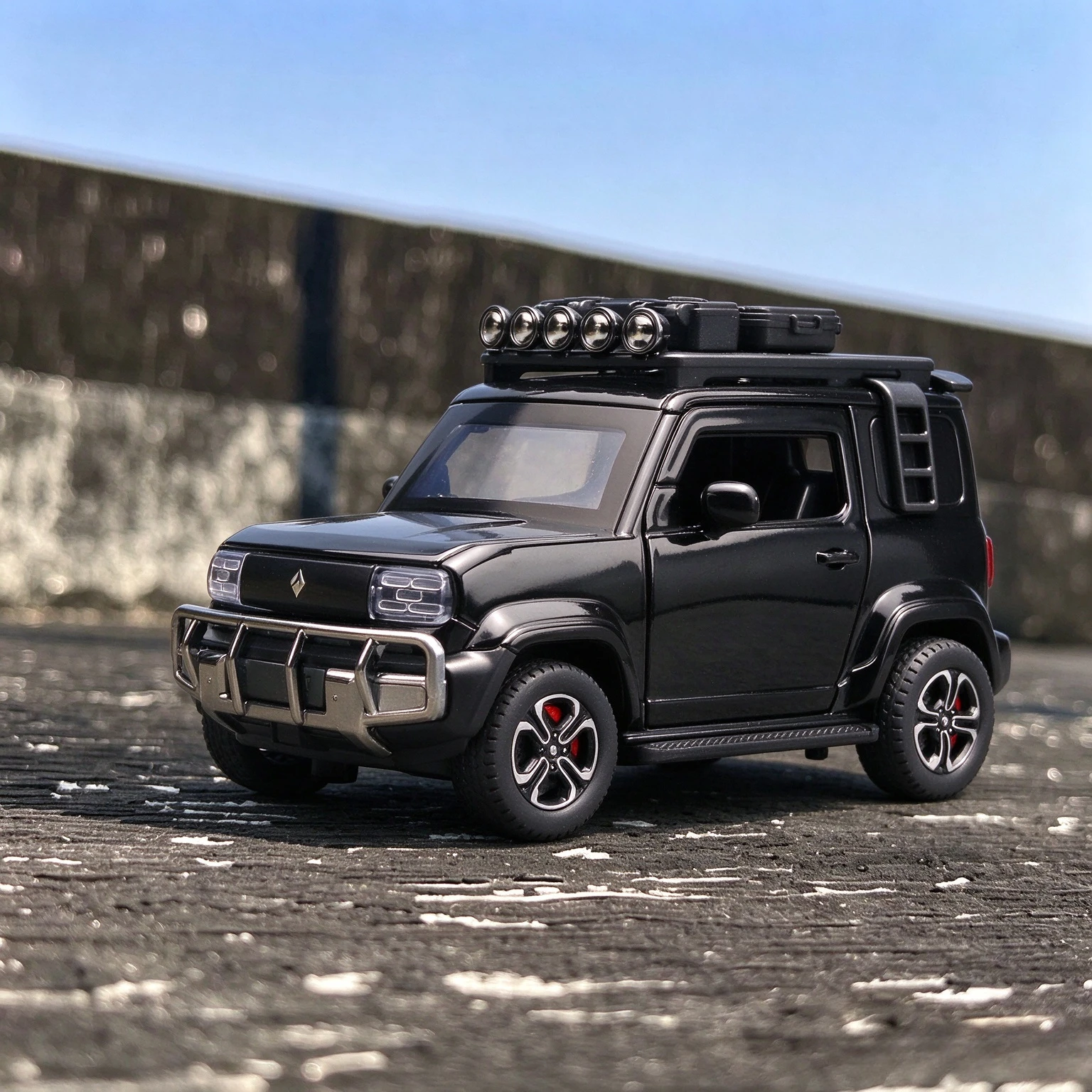 1:32 BAOJUN Yep off-road vehicle car model door pull back simulation metal car decoration