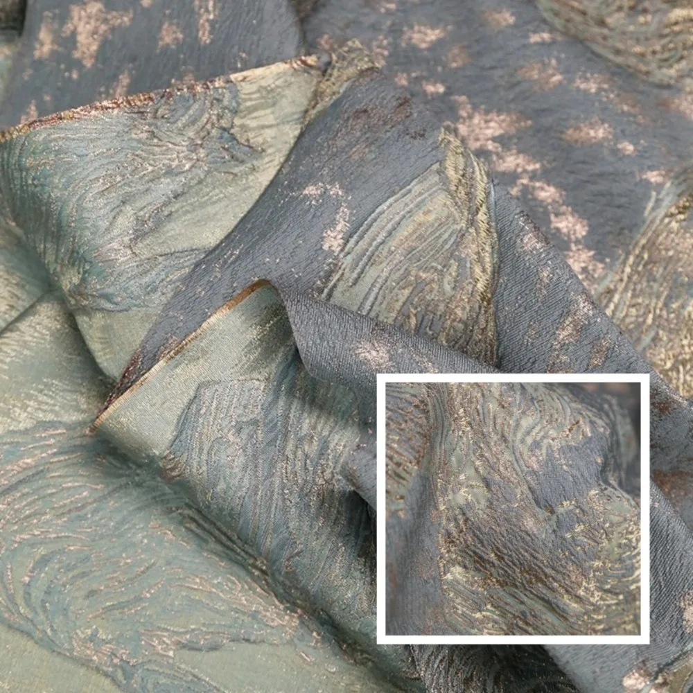 

Винтажная жаккардовая ткань, текстура, плетение парчи, шитье, Cheongsam Hanfu, жилет, пальто, юбка, дизайнерская ткань одежды