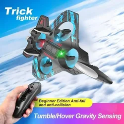 2.4G EPP Stunt Gravity Sensing Remote Control Foam Fighter Plane Toys RC Glider Flying Toy with Light