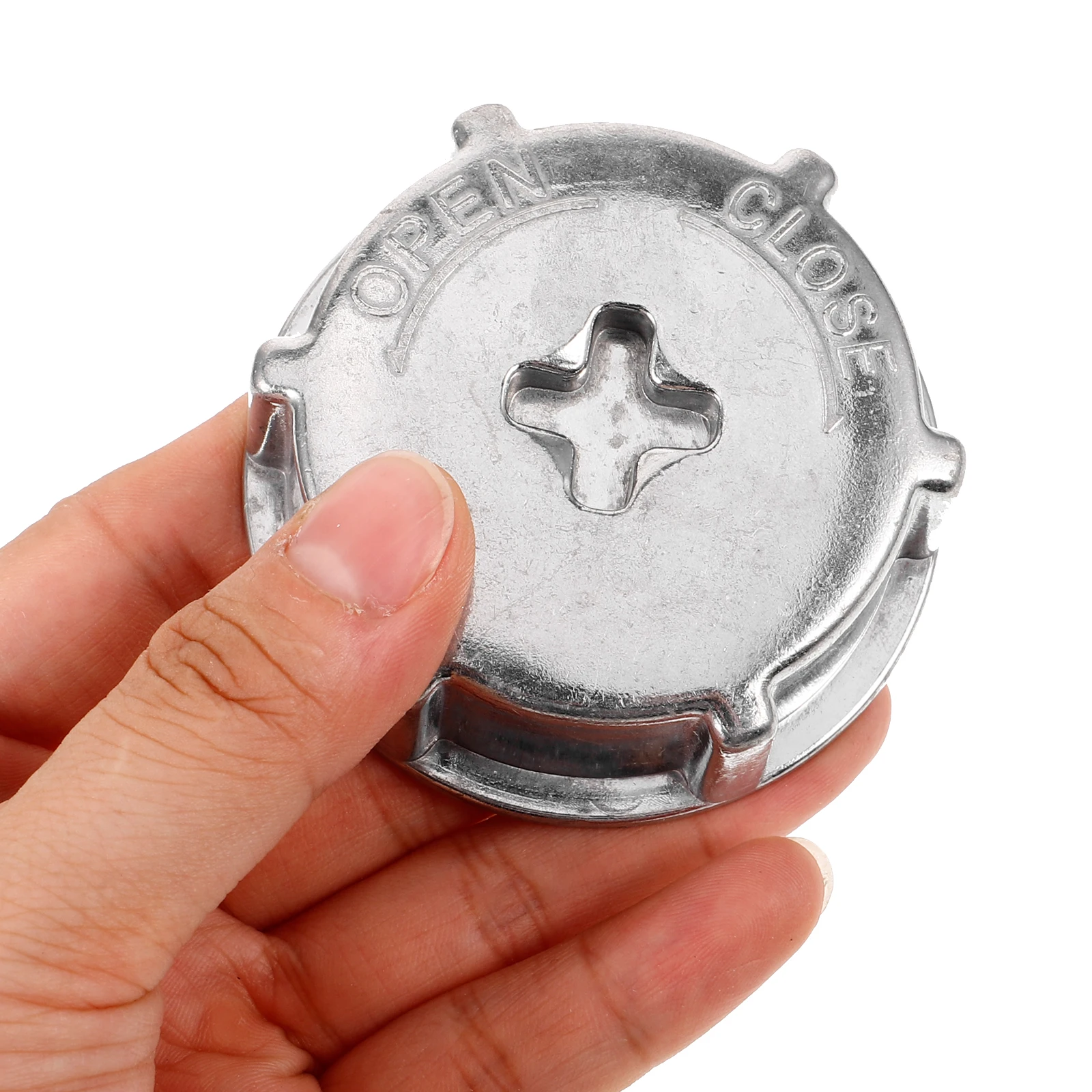 

Sealed Gas Can Lids Aluminum Cover Non Slip Sealing Caps for Barrels Durable Oil Tank Lid Replacement Corrosion Resistant Thick
