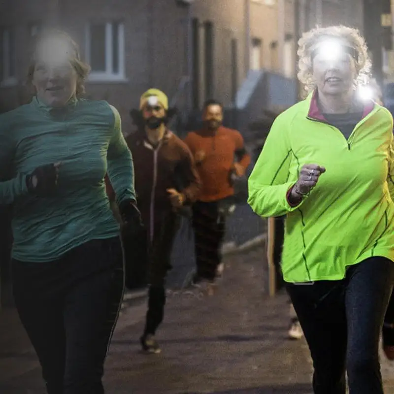 Luz de Clip de sombrero recargable, luz de tapa LED de 1000 lúmenes, de larga duración, con fuerte estabilidad para paseo nocturno