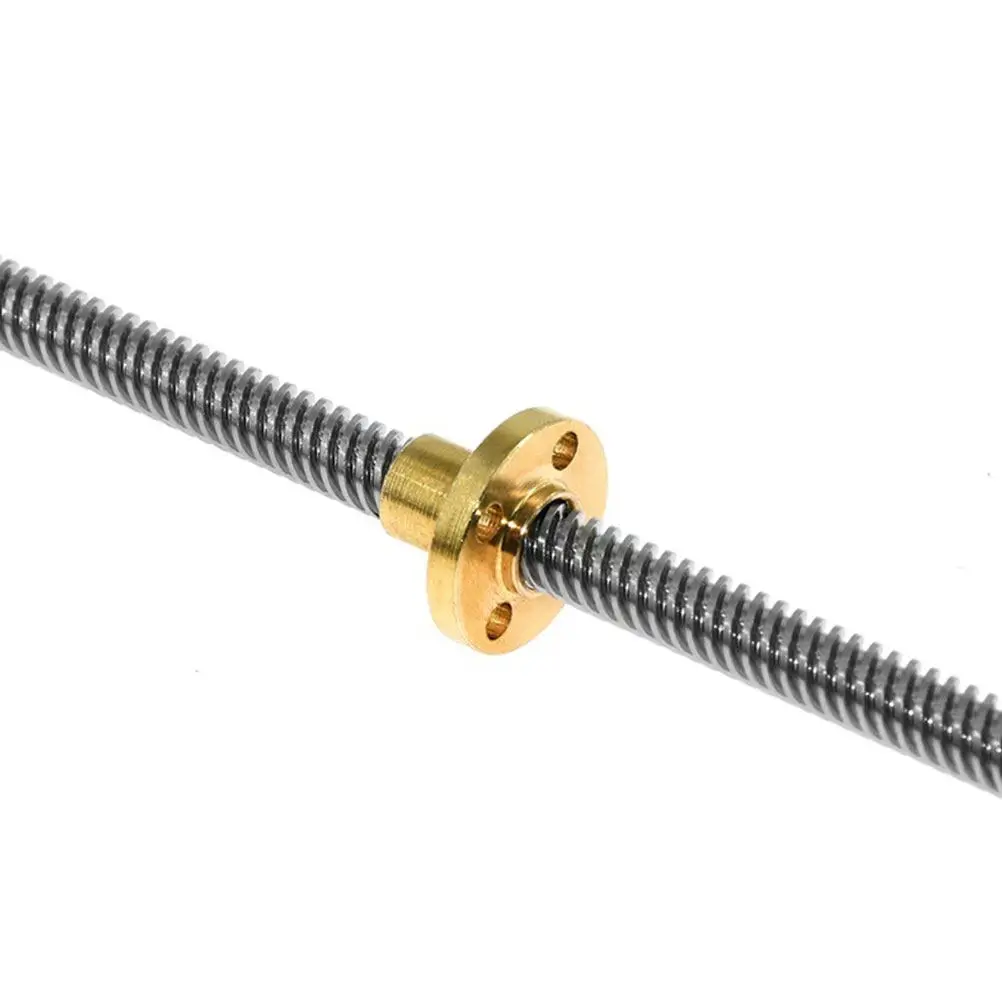 3D Printer Parts T8 Lead Screw 150Mm Stainless Steel Copper Nut High Strength Stepper Motor Threaded Rod Low Noise