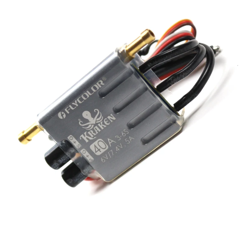 Originele Flycolor 50A 70A 90A 120A 150A Borstelloze ESC Snelheidsregelaar Progaming Kaart 2-6S Lipo BEC 5.5V/5A voor RC Boot - afbeelding 1