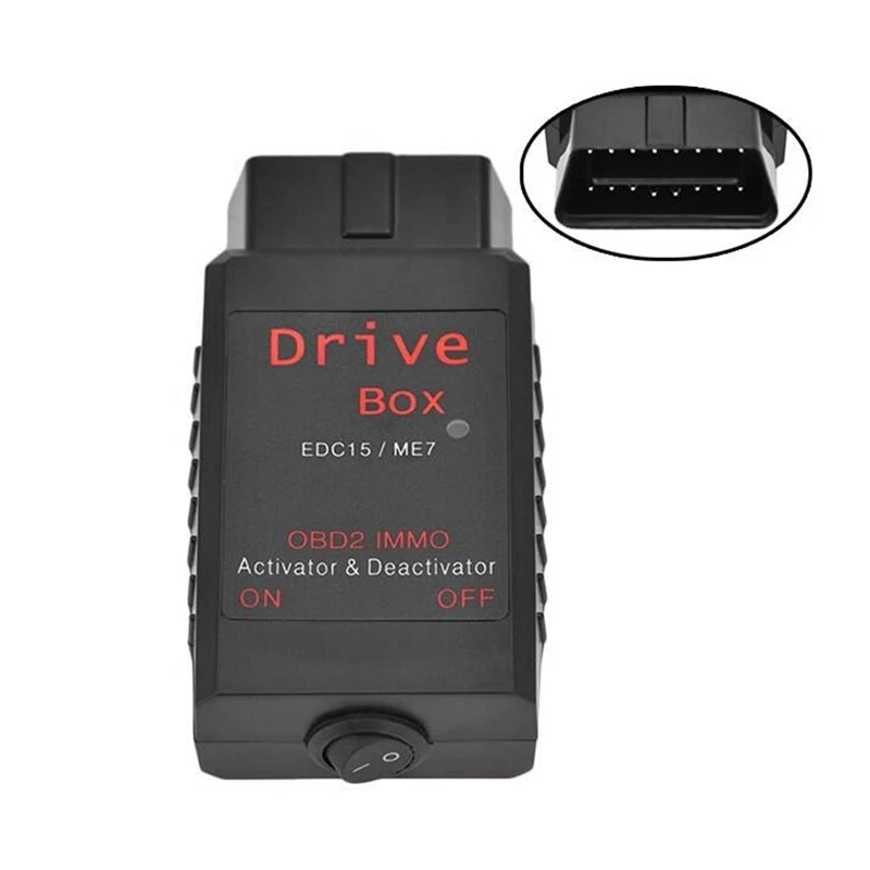 2X Drive Box EDC15/ME7 OBD2 IMMO Deactivator Activat OBD2 Drive Box IMMO Deactivator Activator Car Accessories