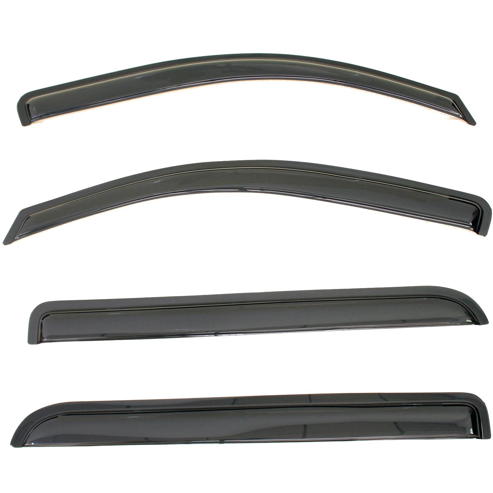 

4 шт. открытые солнцезащитные и дождевые оконные козырьки для 14-18 Silverado Sierra Crew Cab