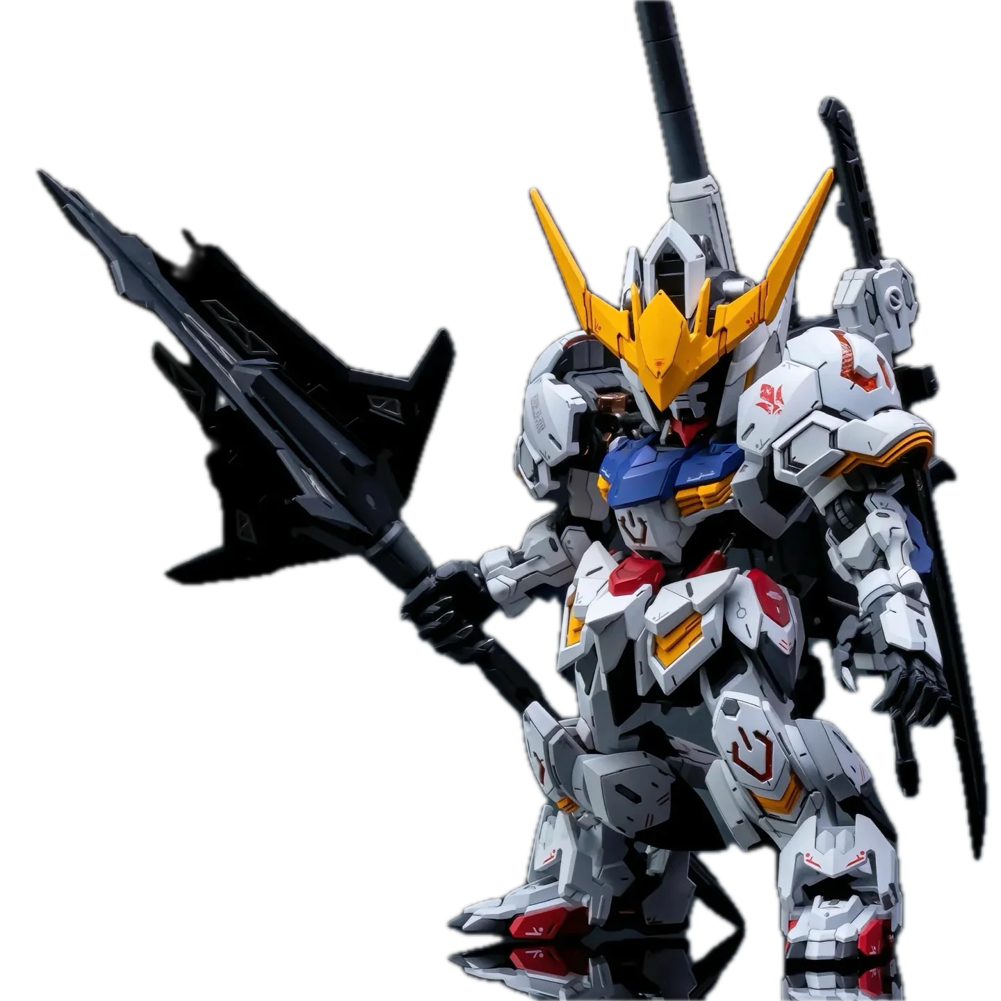 GAOGAO Barbatos MGSD ASW-G-08 مع ملصقات تجميع Mecha أطقم منمذجة تجميع الألعاب