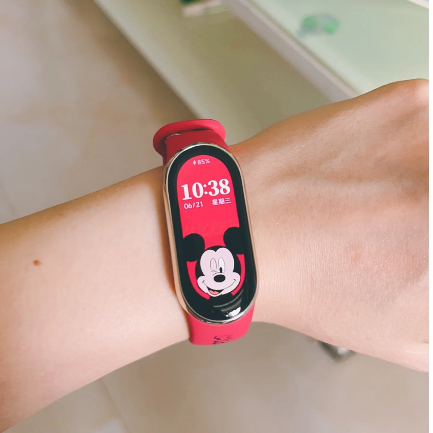 Xiaomi Mi Band 8 NFC Smart Watch Bracelet Disney 100th Anniversary Edition Mickey Mouse High Beauty Birthday Commemorative Gifts