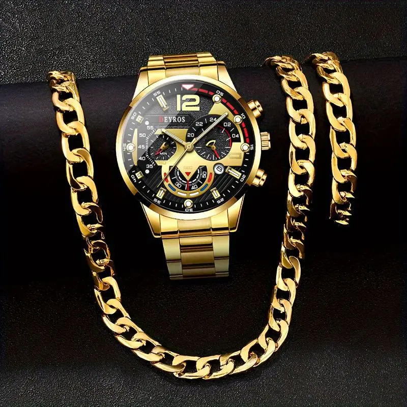 

Fashion Male Stainless Steel Watches Men Business Quartz Watch Man Casual Wristwatch