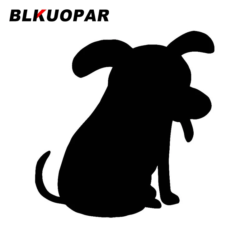 BLKUOPAR For Dog Icon Hand Drawn Doodle Car Stickers Creative Cartoon Sunscreen Decals Cute Waterproof Vehicle Car Accessories