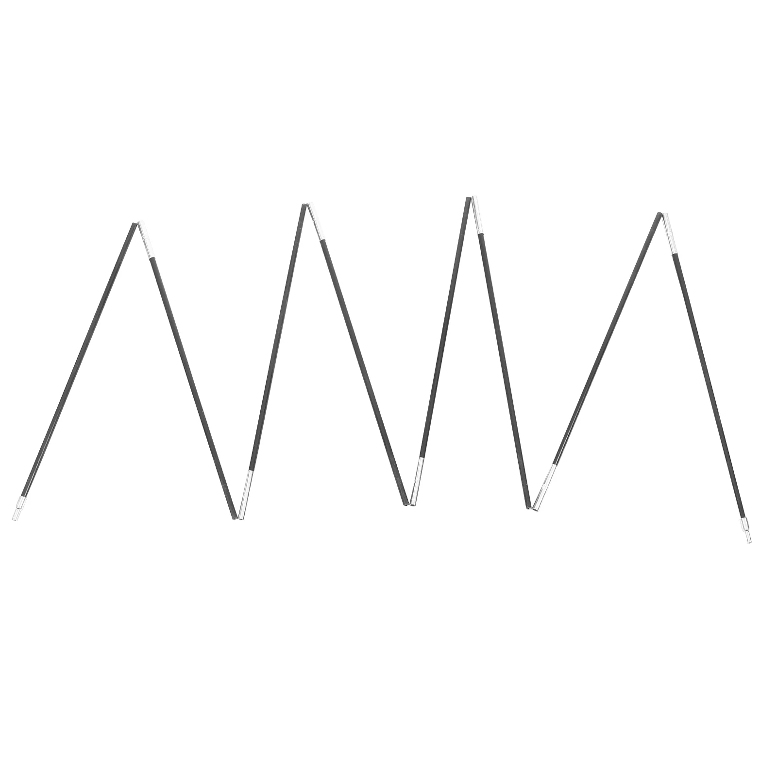 

2pcs Tent Poles 3.4m Total Length 8mm Fiberglass Folding Lightweight Durable Camping Travel Tarp Accessories Replacement Rods