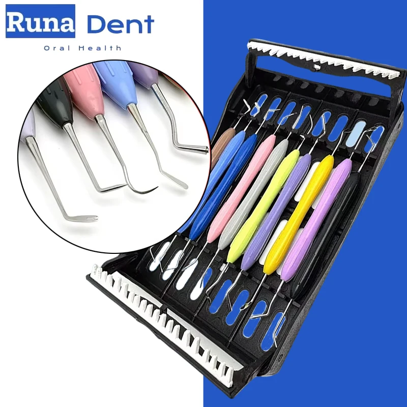 10Pcs Dental Silicon Resin Filler Spatulas Composite Instruments Kit Dentist Aesthetic Restoration Tool