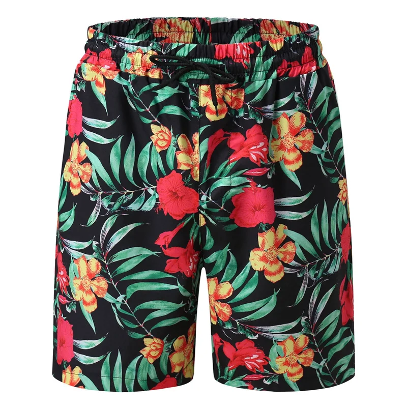 Calção de praia tropical PalmTree masculino, prancheira para impressão 3D, calção de natação confortável, respirável curto, estilo havaiano, resort, férias, verão