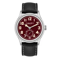 Hruodland 2025 New Retro Classic Men Watches Automatic Mechanical Stainless Steel Brown Leather Diving Wristwatch for Male