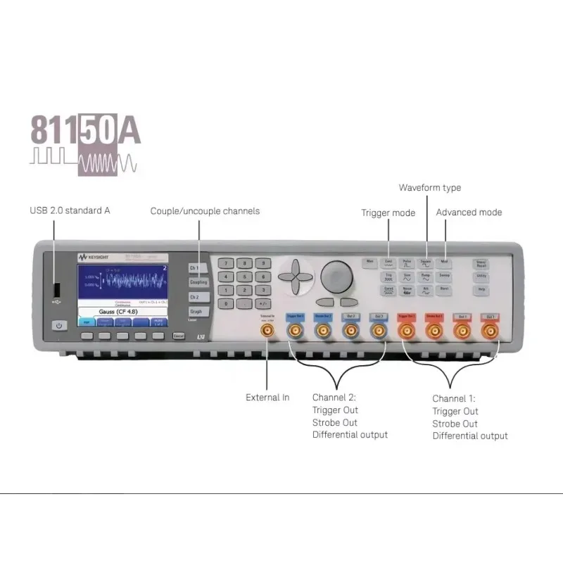 【الأكثر مبيعًا】Keysight 81150a وظيفة النبض مولد ضوضاء الإشارة التعسفية تردد النبض 330 ميجا هرتز وتردد جيبي 500 ميجا هرتز #4