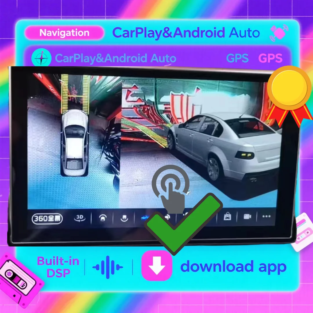 

Android для Audi A6 C7 A7 2012-2018 Автомобильная стереосистема с двойным радиоприемником и Bluetooth GPS Беспроводная головная установка CarPlay Stere DSP