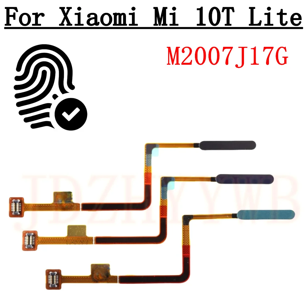 Оригинальный датчик отпечатков пальцев для Xiaomi Mi 10T Lite 5G, ключ возврата домой, меню, кнопка питания, гибкий ленточный кабель Mi10T Lite