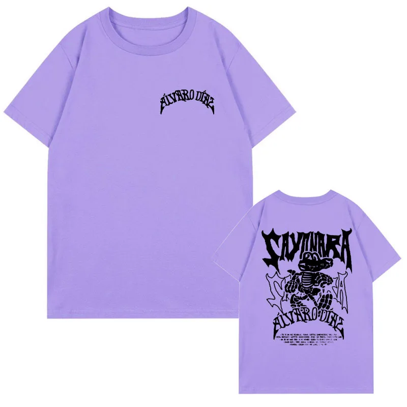مغني الراب ألفارو دياز فيليسيليانديا الجرافيك تي شيرت الرجال النساء الملابس موضة القوطية عالية الجودة القطن تي شيرت قصير الأكمام بلايز #5