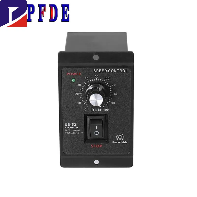 US-52 Speed Controller Alternating Current Single-phase Asynchronous Motor Electronic Stepless Speed Regulation Speed Controller