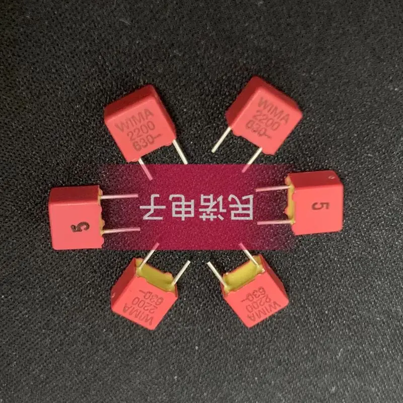 5/10/50pcs German WIMA Film Capacitor FKP2 630V 0.0022UF 630V 222 2200PF Pitch 5mm Audio passive capacitor