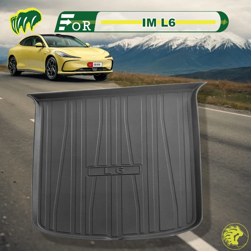 

For IM L6 2024 TPE Custom Fit Car Trunk Mat All Season Black Cargo Mat 3D Shaped Laser Measured Trunk Liners