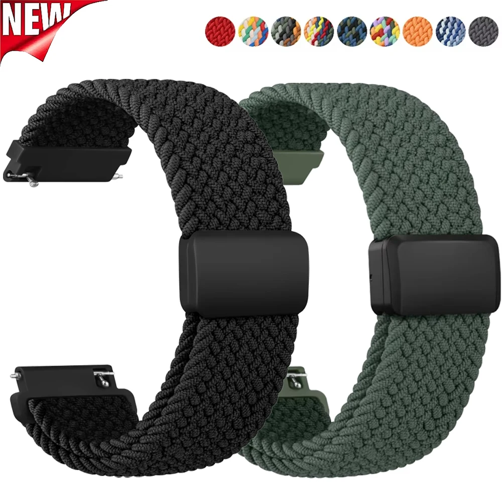 20mm 22mm Nylon Strap for Nothing CMF Watch 3 Pro 2 1 Pro Magnetic Band COROS APEX 4 42mm PACE Pro Suunto Vertical 2 Race 2 Run