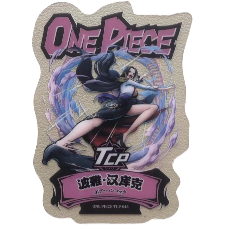 Anime One Piece Luffy Zoro Hancock Nami Tcp transparente Ticket Stubs tarjeta coleccionable juguetes regalos de cumpleaños de Navidad