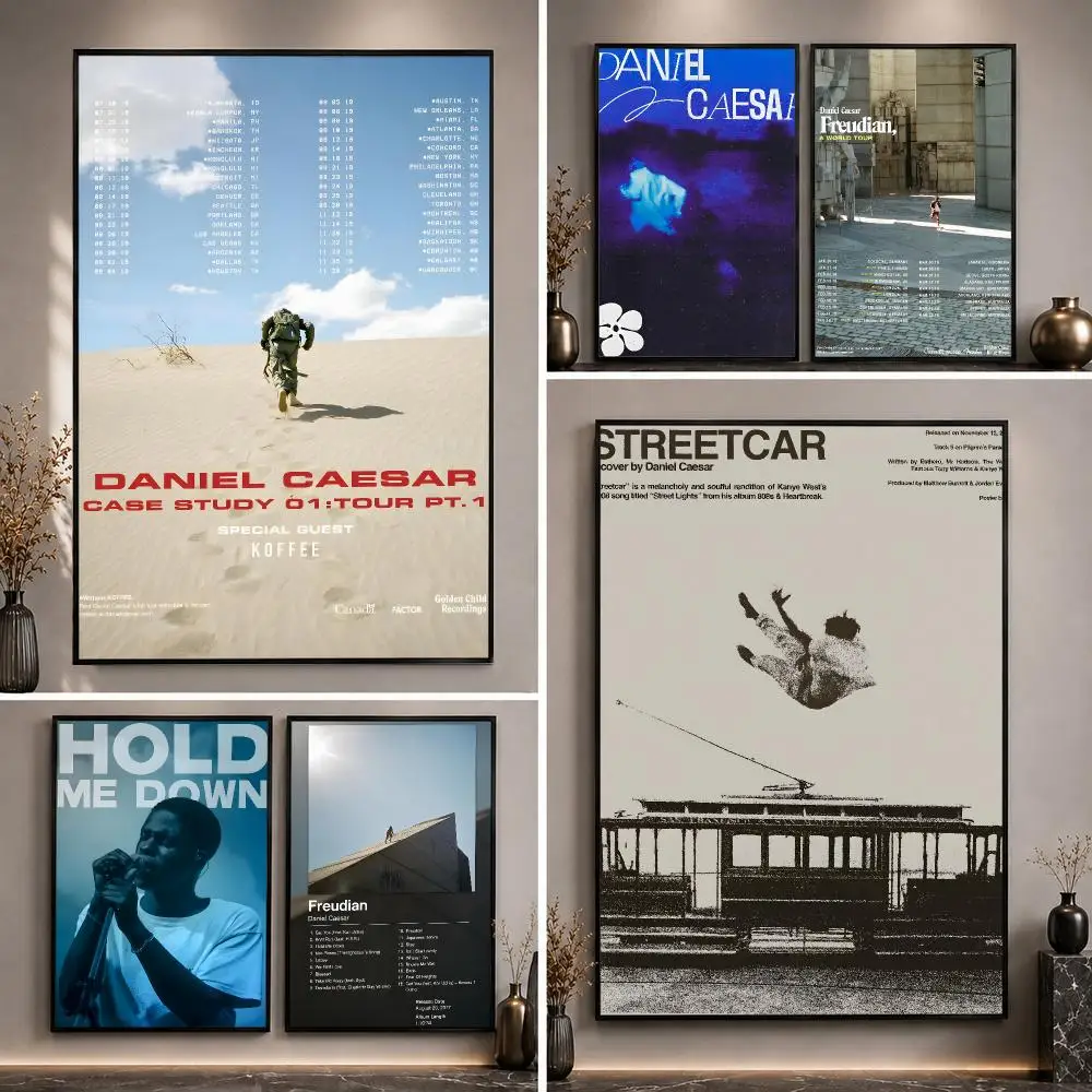 Singer Daniel Caesar Best Part Freudian Poster HD Waterproof Eco-Friendly For Kitchen Bathroom Wall Art Bedroom Home Decor