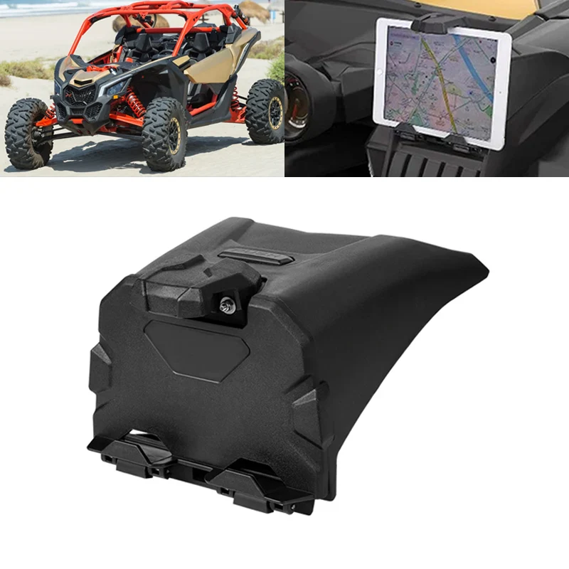 

Аксессуары для Can-Am Maverick x3 715002874 UTV, держатель устройства для электронного планшета, ящик для хранения GPS