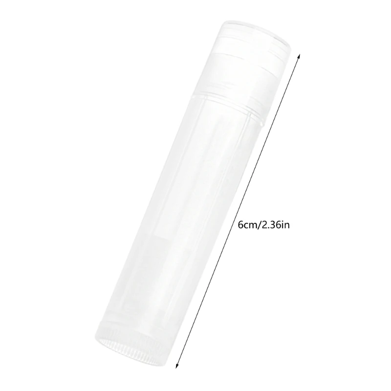 Tubes vides transparents pour à lèvres, 1 pièce, conteneurs transparents pour rouge à lèvres, livraison directe