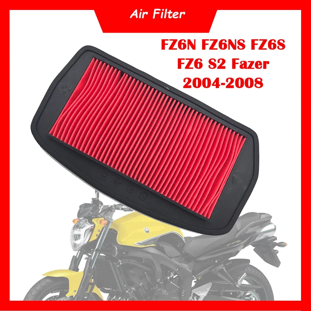 

Motorcycle Replacement Engine Air Filter Cleaner Air Intake Filter Element For Yamaha FZ6N FZ6NS FZ6S FZ6 S2 Fazer 2004-2008