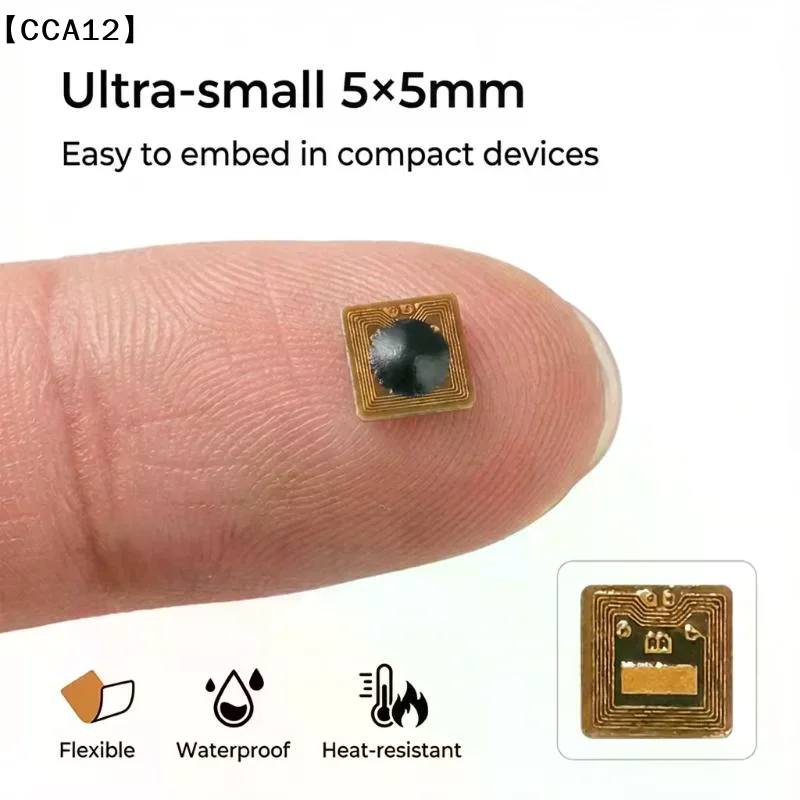 1/5/10PCS Programmable 5*5Mm Micro FPC NFC RFID Tag Sticker 1Mm Reading Range