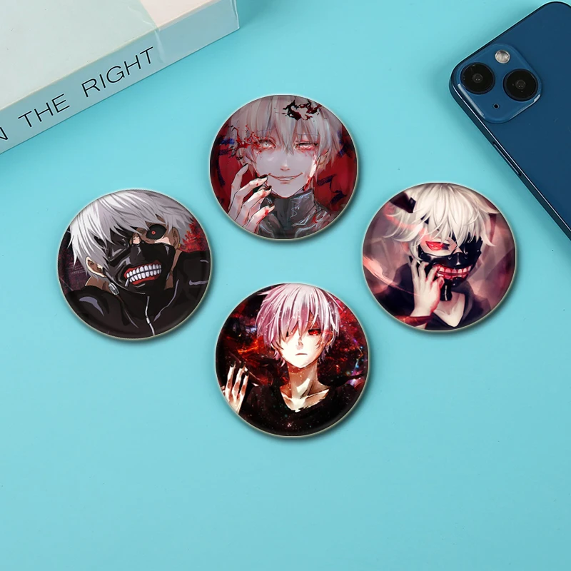 Anime Badge about Kaneki Ken Touka Kirishima JUZO SUZUYA,Ghoul Horror Brooch Pins for Clothes Backpack Jewelry Accessories Gifts