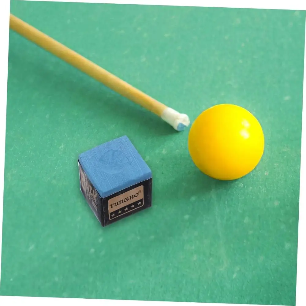 

12PCS High Quality Anti Slip Billiards Cue Chalk Wear-resistant Portable Billiards Accessories Professional Light Snooker Chalk