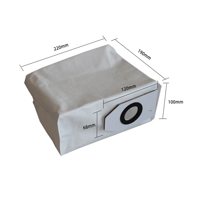 12 Piece Dust Bag Non-Woven Fabric Replacement Parts For Midea V12 V10 Robot Vacuum Cleaner Accessories Non-Woven Garbage Bag