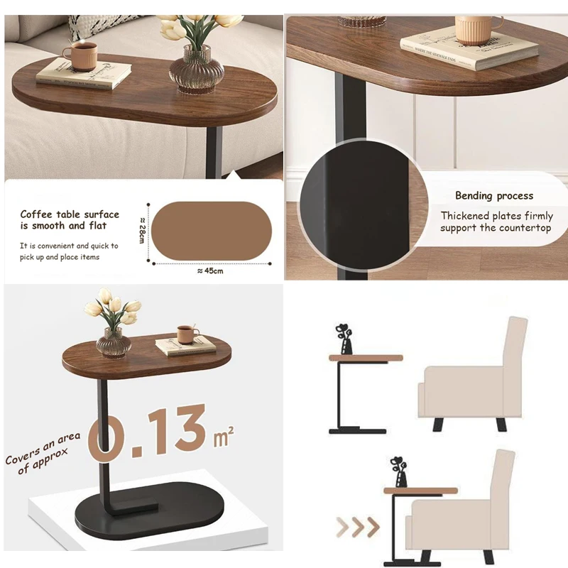 Side Table Simple Corner Table Living Room Home Hotel Homestay Side Table Bedside Cabinet Mobile Small Apartment Coffee Table