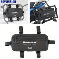 Bolsa de herramientas lateral para motocicleta de 2,5l, paquete de marco de motocicleta impermeable, bolsa colgante, bolsa de herramientas Universal para Harley BMW Yamaha Honda