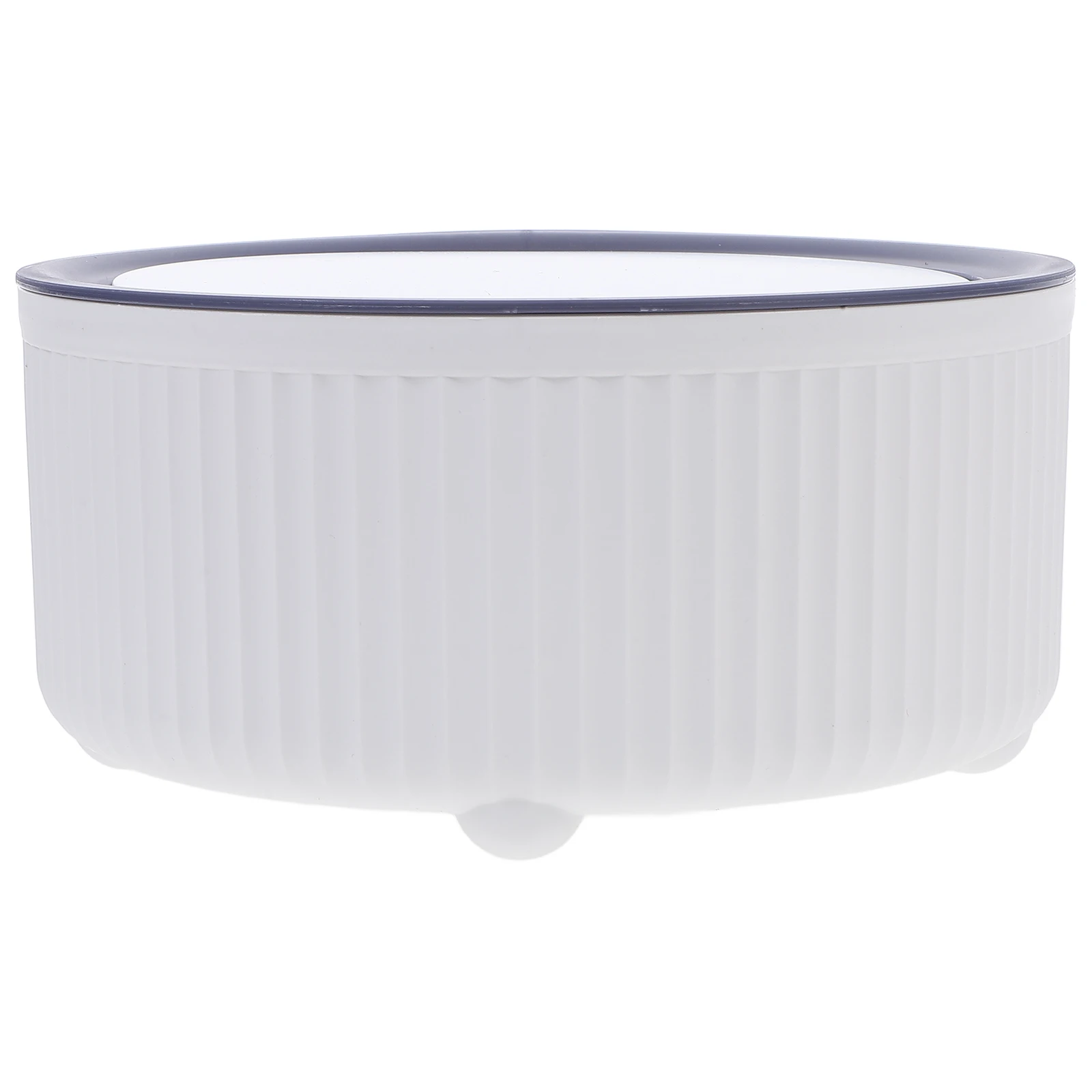 

Stylish Lidded Trash Can Small Desktop Rubbish Holder Pressing Type Compact Waste Storage Solution