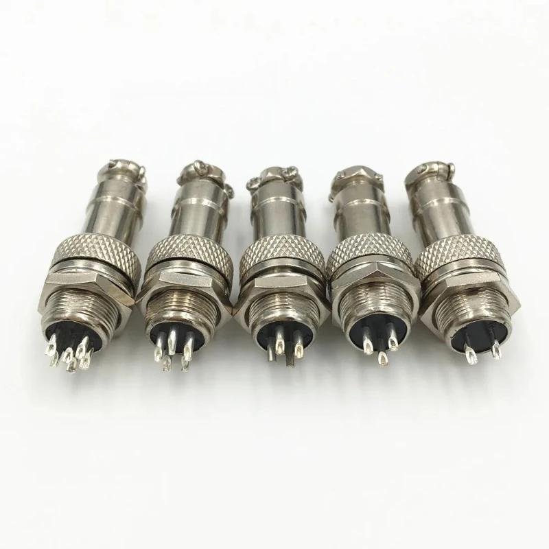 

10 комплектов GX12 XLR 12 мм 2 3 4 5 6 7-контактный гнездовой разъем + штекерный аудиокабель Адаптер для крепления на шасси Авиационный разъем
