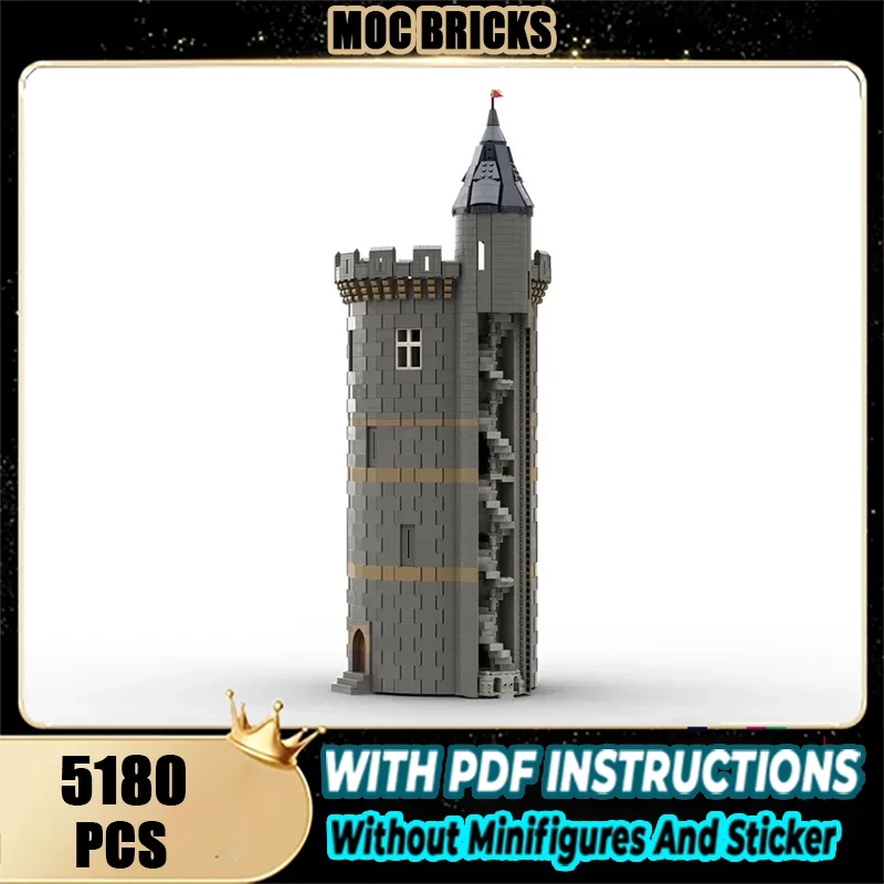 

Средневековый замок, модель Moc, строительные блоки, замок th века, технические кирпичи, сделай сам, сборка, строительная игрушка для праздничного подарка