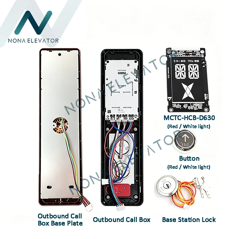 Elevator COP LOP Panel with Braille Touch Button, Elevator Landing Operation Display for Hotel Apartment Mall Villa