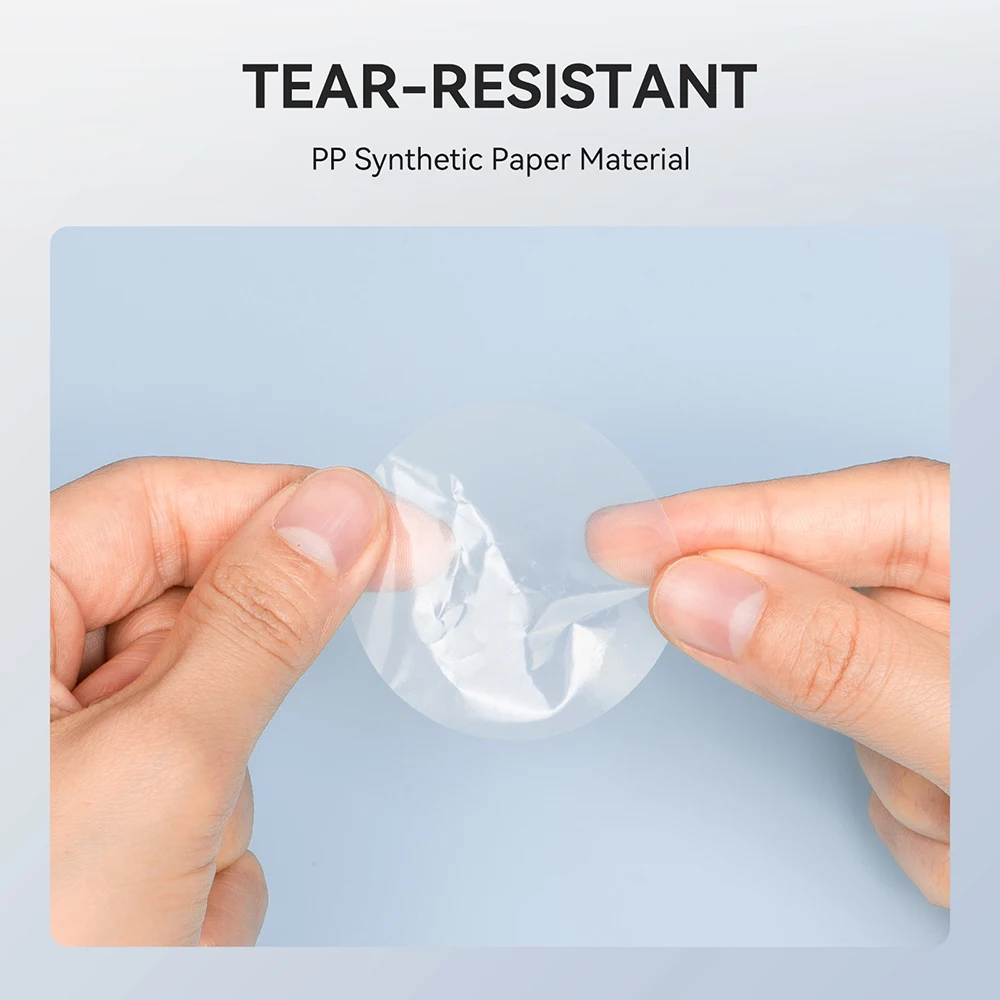 3 Rolls NIIMBOT B21 B3S B1 B31 Thermal Label Clothing Price Food Self-adhesive Tag Waterproof Smart Office Pocket Printer Label