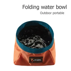 High Quality Polyester Waterproof Convenient Foldable Water and Food Bowl for Pet  Dog Cat