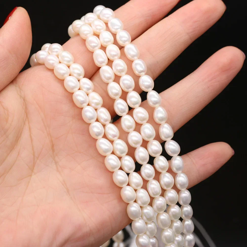 Wholesale AAA 5-6mm White Freshwater Pearl Spacer Beads for DIY Jewelry Making Female Necklace Accessories Bulk Loose Pearls