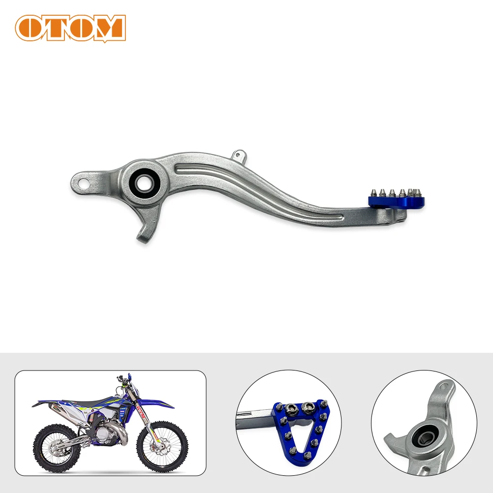 OTOM Motorcycle Accessories Brake Step Rod Brake Lever Rear Brake Pedal Assembly For SHERCO SE SEF 125 250 300 450 500 2014-2024