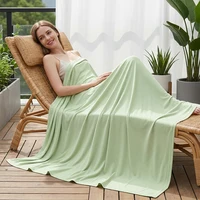 Summer Bed Blanket Ice Silk Cooling Blanket Air Conditioning Quilt Skin-friendly Light And Thin Breathable Quilt For Home Office 6