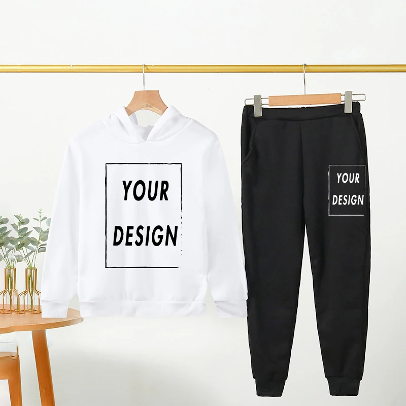 Kinder Mode 2 stücke Pullover Hoodie + Hosen Anzüge 1-8Y Jahre Jungen Mädchen Casual Langarm Sportswear Trainingsanzüge Kinder kleidung – Detail 7