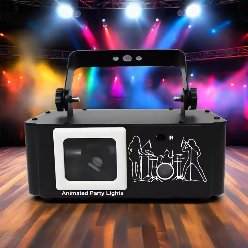 

US local stock hot-selling star remote control Dmx Dj equipment for event performance club stage laser projector light