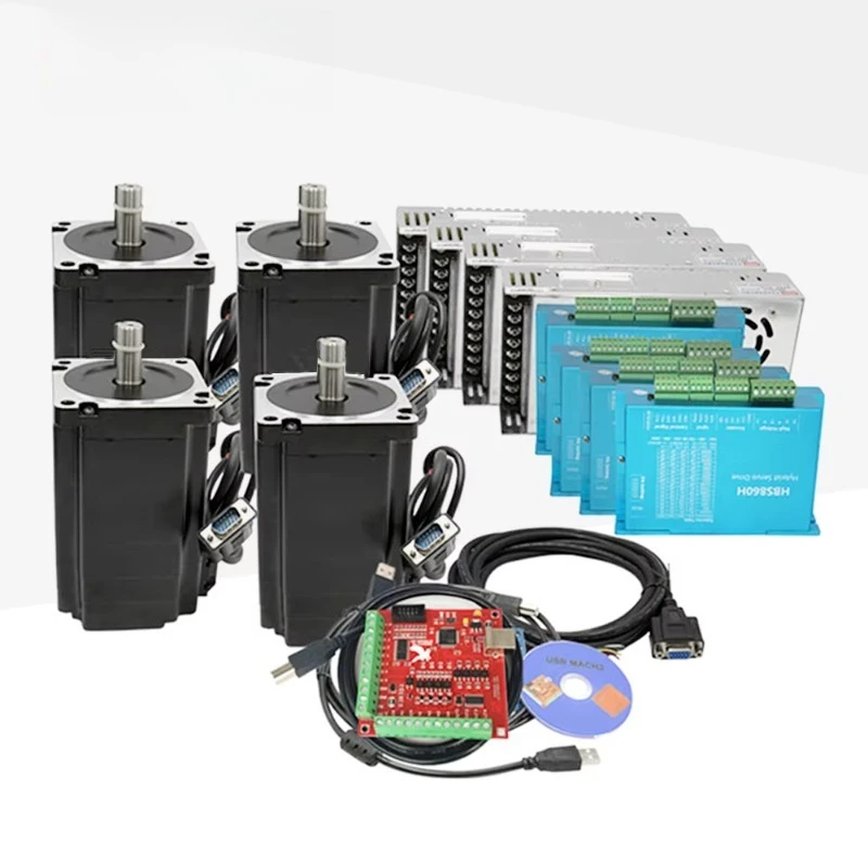 Stepper Motor 3 Kit CNC 34 Closed Loop Motor 4.5N 8.5N 10N 12N Hybrid 34 Motor